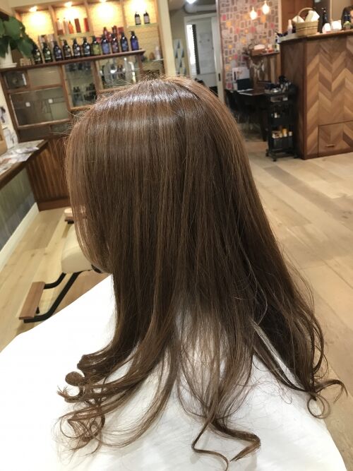 透明感ヘアカラー