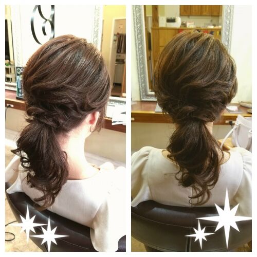 結婚式　ヘアセット