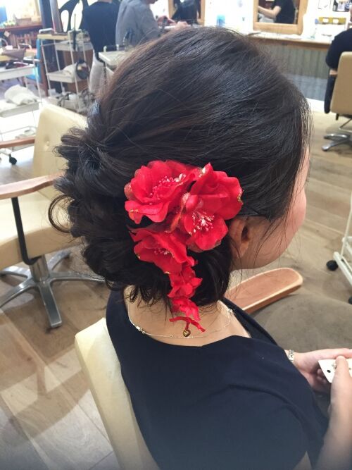 浴衣ヘアアレンジ??
