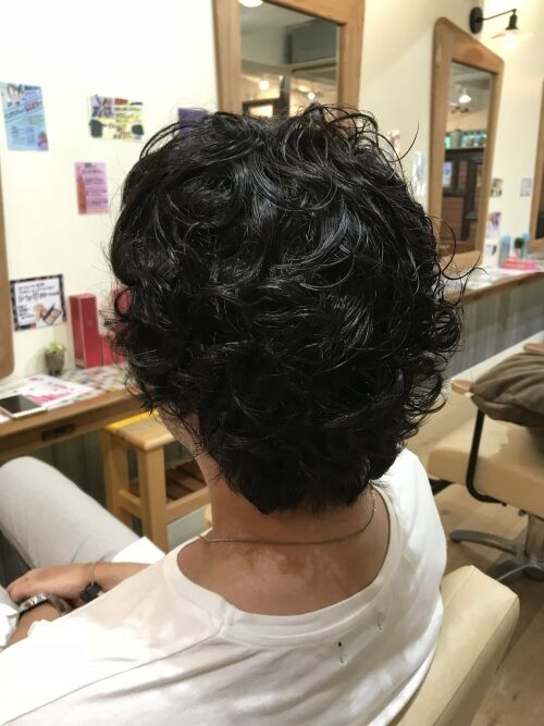 メンズ パーマ
