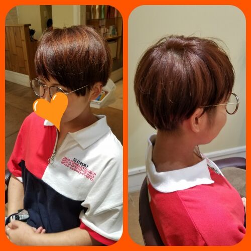 ガーリーマッシュヘアー　　ひびきの　美容室