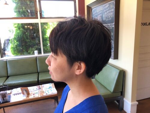 ツーブロックショート