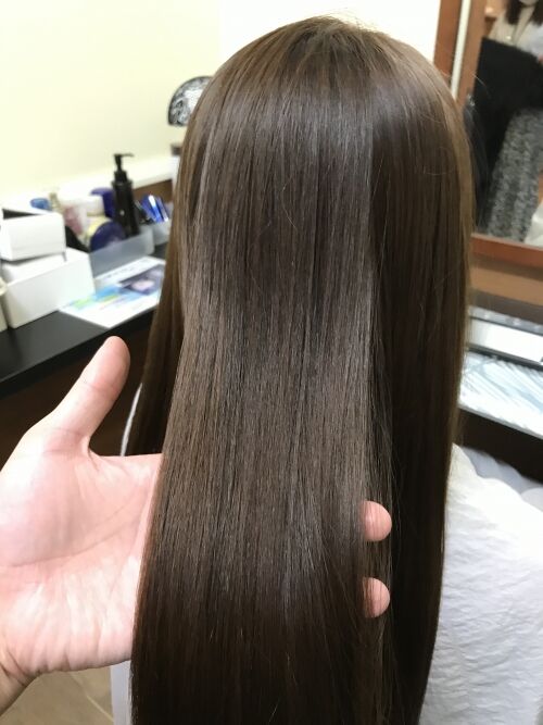 ツヤ髪