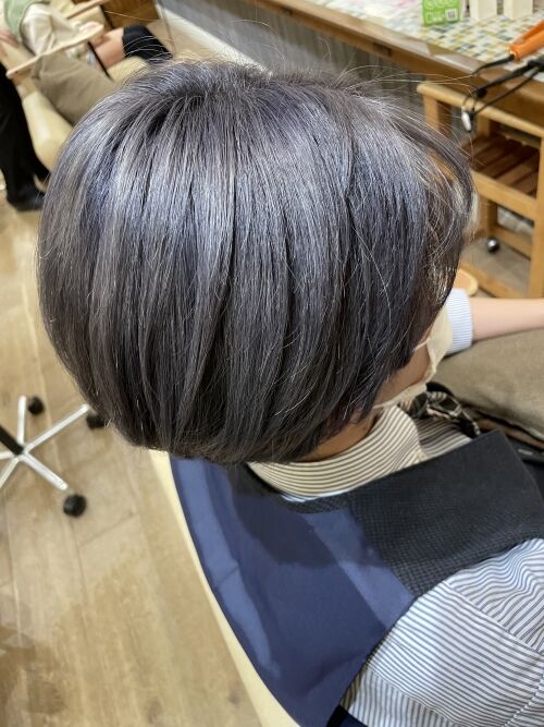 最後のヘアカラー