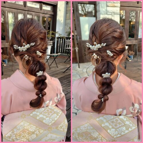 ヘアセット　ひびきの美容室